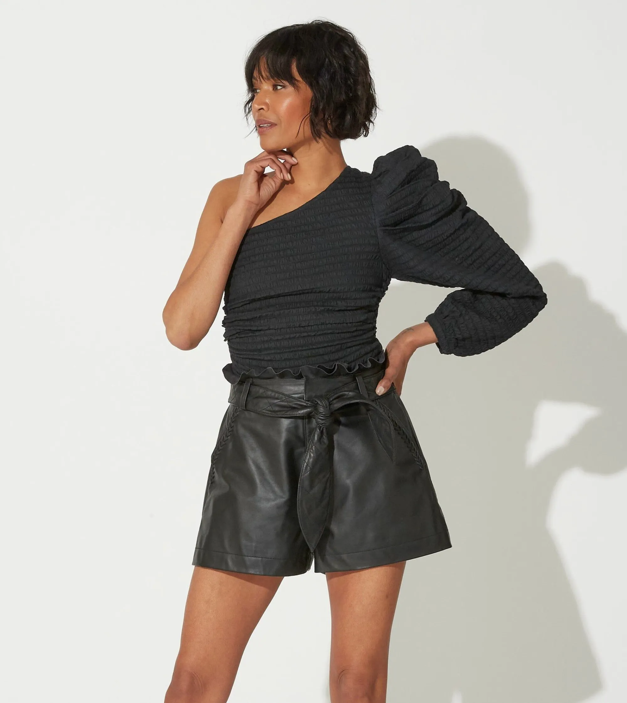 Cleobella Tops-Violet Topblack