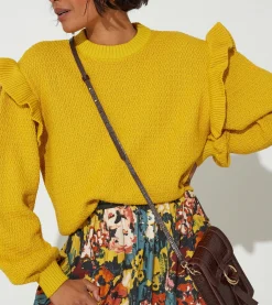 Cleobella Jackets & Sweaters-Yara Sweatercitrine