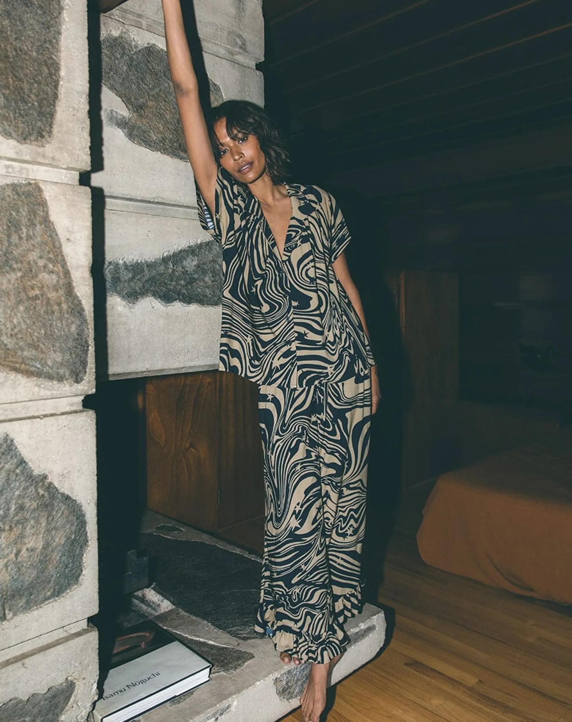 Cleobella Lounge-Zoe Pajama Setswirl