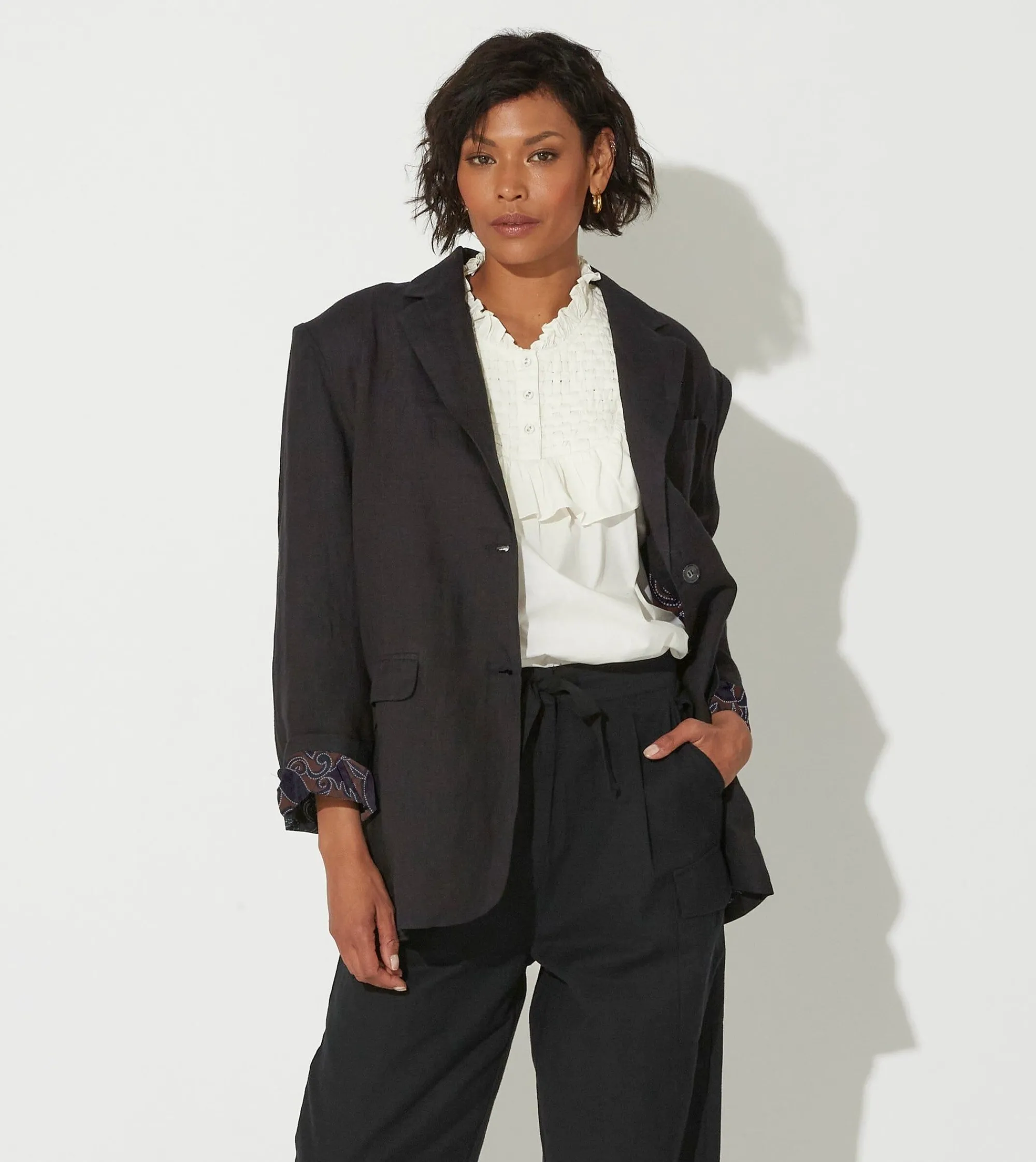 Cleobella Tops-Zosia Blazerblack